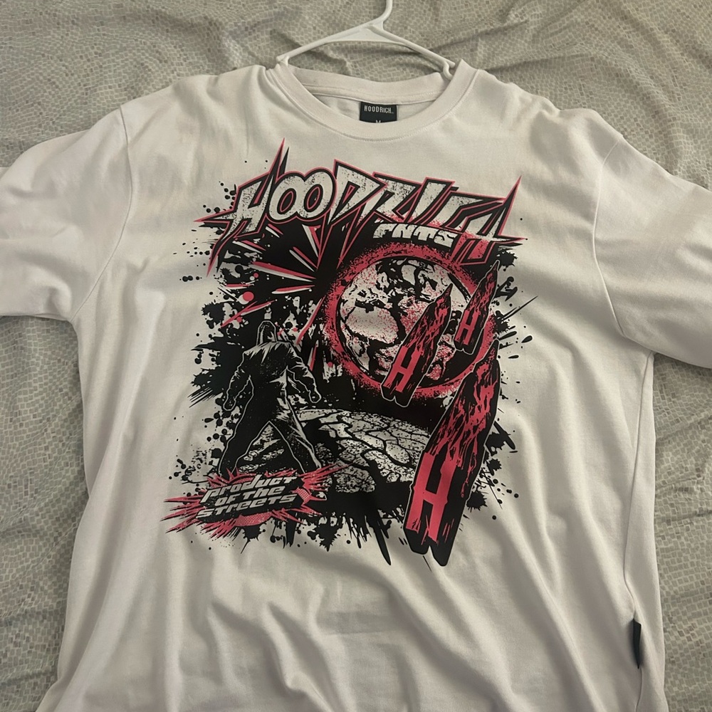 Hoodrich White Graphic T-Shirt